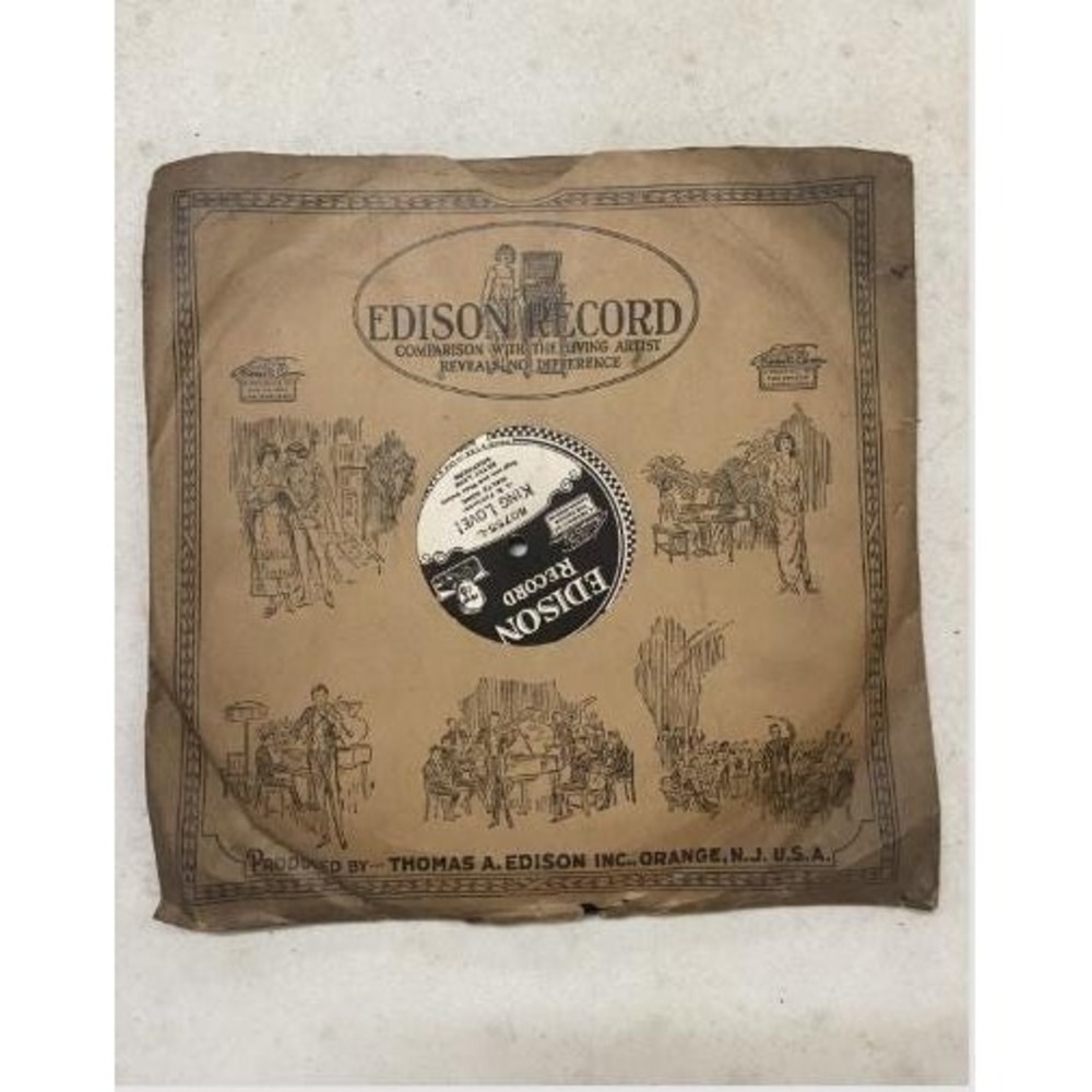 Edison Disc Vinyl Record 80755 ORIGINAL SLEEVE Released 1923
